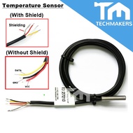 DS18B20 Temperature Sensor High Quality Sealed Waterproof Water Proof Stainless Steel Temp Thermal f
