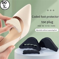 【Do-U】1 Pair of Soft Heel Liners with Adjustable Toe Inserts for High Heels