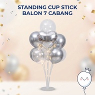 ACC 7 in 1 Standing Cup Stick Balloon Balloon Coaster/ Balloon Gate/ balloon stand