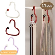 BENJMOORE9Q Hat Storage Hook, Dopamine Non-marking Hat Hook,  Circle Ring Non-slip Scarf Towel Tie H