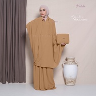 Kalisha - Mukena Dewasa 3 in 1 Traveling Crinkle Airflow Terbaru Mukena Resleting Jumbo Azzahra
