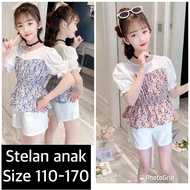 (IVY-JKT) Bs- 206 SET GIRLS 2 COLORS ROSE MODEL SIZE 110-170