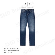 Armani Exchange กางเกงยีนส์ รุ่น Mens Slim Fit Denim Trousers Code: 3DZJ13 Z2Y9Z 1500