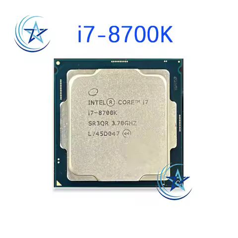 Intel Core I7 8700K I7-8700K i78700K Processor CPU LGA 1151-land FC-LGA 14 nm Six-core cpu Warranty 