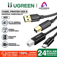 UGREEN Kabel Printer Type C & USB A To USB B Male For Laptop PC Canon Epson