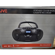 JVC Portable CD USB Radio Cassette Recorder RA-CKU310