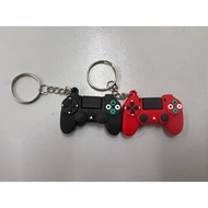 Playstation Keychain accessory Black/RED PS4  PS2 Style Controller Video Game