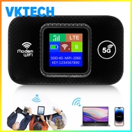 [Vktech] High-Speed 4G LTE Wireless Router 150Mbps with SIM Card Slot Easy Setup Portable Hotspot fo