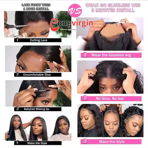 Wear And Go 5X5 9X6 Body Wave Glueless Wig Human Hair Ready To Wear 360 13x6 Brazilian Hd Lace Front