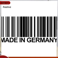 freelive|  156 x 68cm MADE IN GERMANY Bar Code Cool Vinyl Decal Car Sticker Accessories