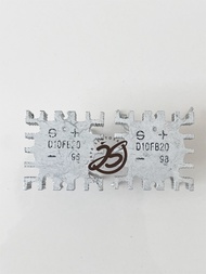 DIODA BRIDGE 10A + HEATSINK DIODA KIPROK 10A 10 AMPERE DIODA KOTAK 4 KAKI DIODE KOMPONEN