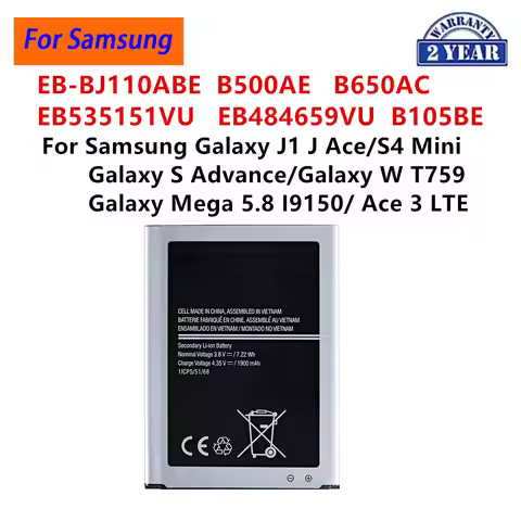 EB-BJ110ABE B500AE EB535151VU Battery For Samsung Galaxy J1 J Ace /Ace 3 LTE GT-S7275/Mega 5.8 / W T