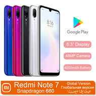 Xiaomi Redmi Note 7สมาร์ทโฟน Celular Snapdragon 660AIE Android 90% กล้อง48.0MP โทรศัพท์มือถือใหม่