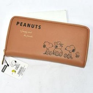 史努比 Snoopy 長夾 皮夾 錢包 卡包 合成皮革 日本正版