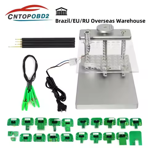 New LED BDM FRAME Aluminium Stalinless Steel BDM Probe With 22pcs BDM Frame Adapters For KESS KTAG E