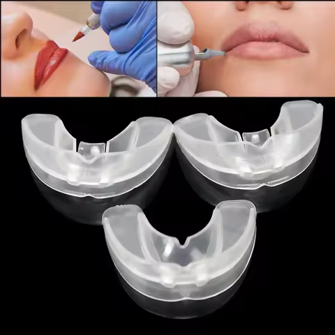 1PC Floating Lip Mouth Guard Tooth Socket with Case Box for Lip Permanent Tattoo Tattooing Tebori Au
