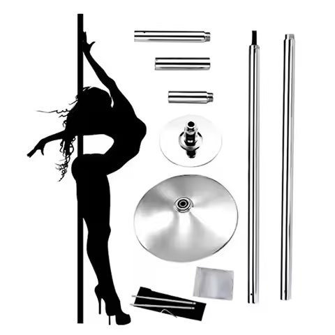 Upgrade Pole Dancer Kit Professional Dancing Pole Nightclub Dance Striptease Pole Home Gym Fitness P
