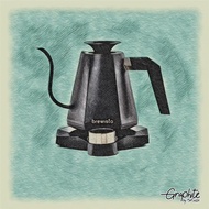 Brewista 五代快沖溫控壺b壺銹鋼手沖壺恒溫咖啡器具X系列0.8L