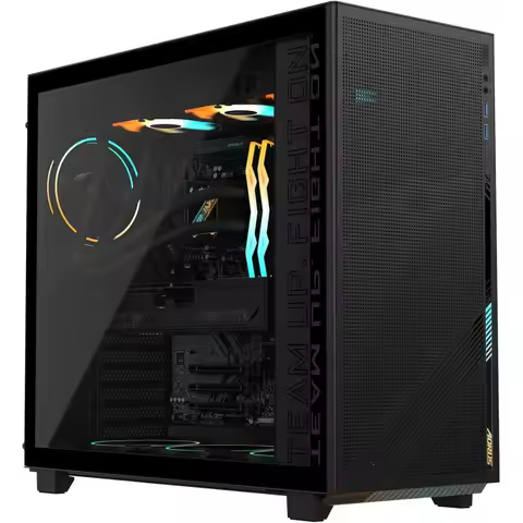 AOTESIER Gaming Desktop PC, Ryzen 7 9700X, RTX 5070 Ti, 32GB DDR5, 2TB SSD, Windows 11, Prime 5 AP5A