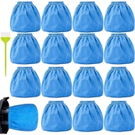 15 Pek Penapis Kain VRC2 untuk Vakum Basah/Kering Vacmaster 1.5-3.2 Galon, Juga sesuai untuk semua m