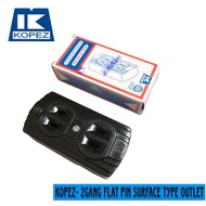 kopez bantam 2gang outlet surface
