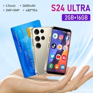 S24 Ultra Mini Cellphone Android 8.1 2GB Ram 16GB ROM Smartphone 3.5 Inches Dual SIM Standby 4G Litt