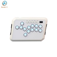 [Dovewill] Fighting Game Keyboard Rounded Corners Fighting Game Keyboard Controller RGB Lighting Gam