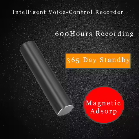 600Hrs Mini Audio Voice Recorder Activated 8GB-32GB Professional Magnetic Digital Sound Dictaphone D