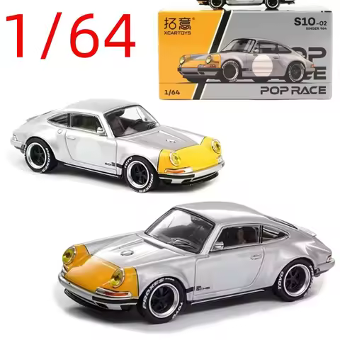 XCARTOYS Diecast 1/64 Scale Porsch 964 Singer Model Cars Alloy Porsche 964 Singer Play Vehicles Toys