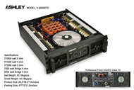 POWER AMPLIFIER ASHLEY V 20000 TD/ POWER AMPLI ASHLEY V20000TD CLASS TD
