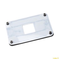 Lidu11 Metal Backplate for AM4 B350 A320 B550M Computer Systems Build Durability