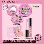 MISSLYN - Shimmering Mocha Makeup Set, Shimmering Mocha Eyeshadow Palette, FAKE IT TILL YOU MAKE IT 