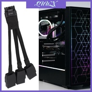 QUU 3x 8Pin To 16Pin GPU Power Adapter Cable 600W 12VHPWR Connector For RTX4090 CPU