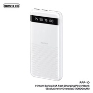 Remax RPP-10 RPP-11  PowerBank แบตสำรอง ความจุ 10000-20000mAh 2.4A Fast charging พร้อมจอ LED