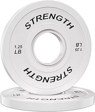 2-Inch Olympic Bumper Plates, 100% Virgin Rubber Low Bounce Barbell Weight Plates for Home Gym Stren