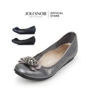 JOLI SNOB | Comfort Flat รองเท้าคัทชู ส้นแบน ใส่สบาย ผู้หญิง Made in Japan | 「Ribbon Bijou」 FC-39803