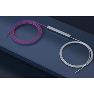 One point 8-headless PLC micro splitter 0.9mm 1-meter steel tube fiber optic differentiator telecom 