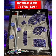 Original Set IMPORT ORI Titanium GR5 Stainless Steel 304 Screw Titanium Y15ZR Y15 SKRU Vietnam Salay