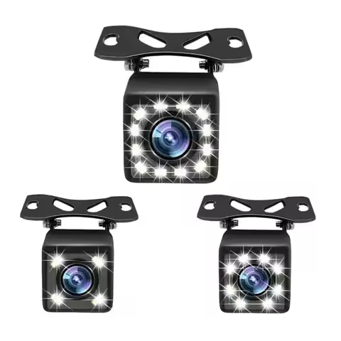 Car camera CVBS HD night market 12LED reversing camera 12V full-color night market
