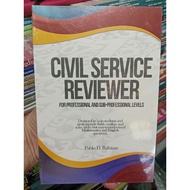 CIVIL SERVICE REVIEWER ( FOR PROFESSIONAL AND SUB-PROFESSIONAL LEVEL )