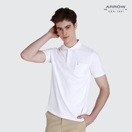 ARROW เสื้อโปโล  ทรง Comfort  สีขาว  รหัส MPCC842-WH