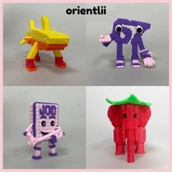 ORIENTLIIY  Printed Figure, Imaginative 67 Brainrot Figure Miniature Craft Decoration, Creative Horr