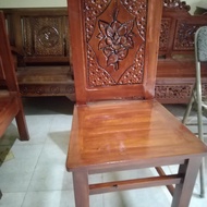 PREMIUM meja makan kursi 4 kayu jati jepara kota palembang