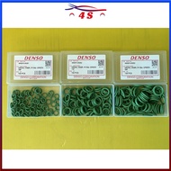 Rubber O-Ring, HNBR, R134a (3-box/set), Green Colour.