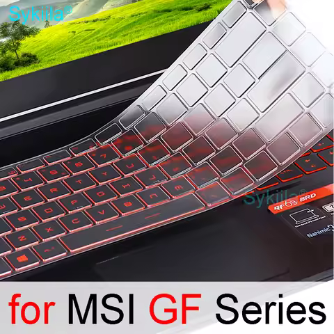 Keyboard Cover for MSI GF65 Thin GF63 GF75 Thin GF72 GF72VR GF62 GF62VR Silicone Protector Skin Case
