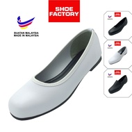 Spako Faux Leather Women Shoes Size 4-9 Nurse Shoes Kasut Jururawat White Shoes Shoe Factory