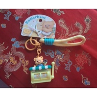 Butter bear Slot Machine Keychain