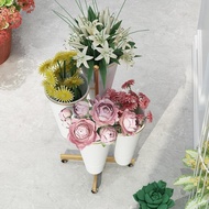 [48H Shipping]Large Flower Shop Multi-layer Flower Stand Flower Shop Display Rack Wrought Iron Flowe