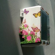 Decoupage token electrical meter box