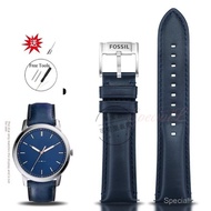 "Fossil Genuine Leather Watch Strap 22/24mm | Replacement Band for FS4735/FS4812/FS5068/ME3052/3054 